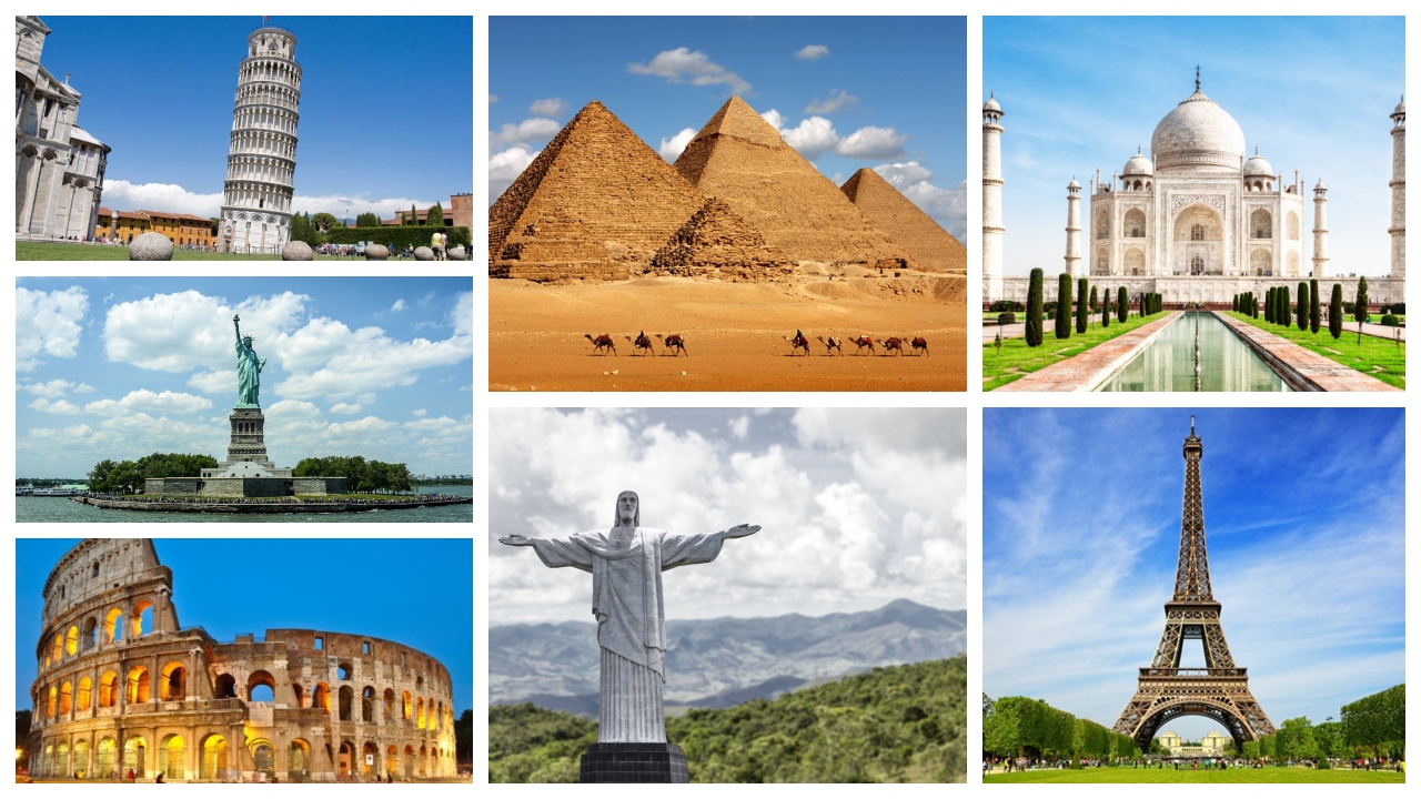 The Seven Wonders Through Time: Ancient, Medieval, and Modern
